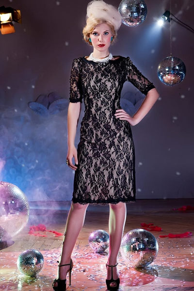 With This Ring Sheath Dress Black