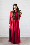 Nantucket Maxi Dress Red