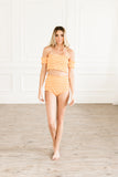 Tangerine Crush Top Swimsuit