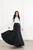 Black Ball Skirt