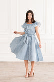 Blue Polka Dress
