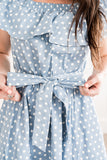 Blue Polka Dress