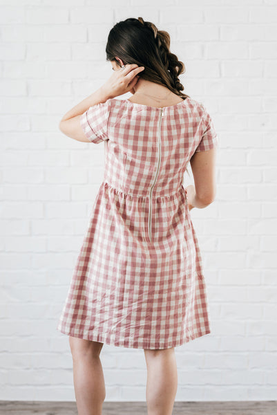 Kai Dress Pink & Cream