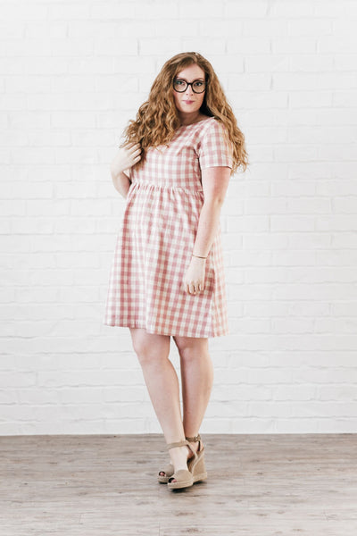 Kai Dress Pink & Cream