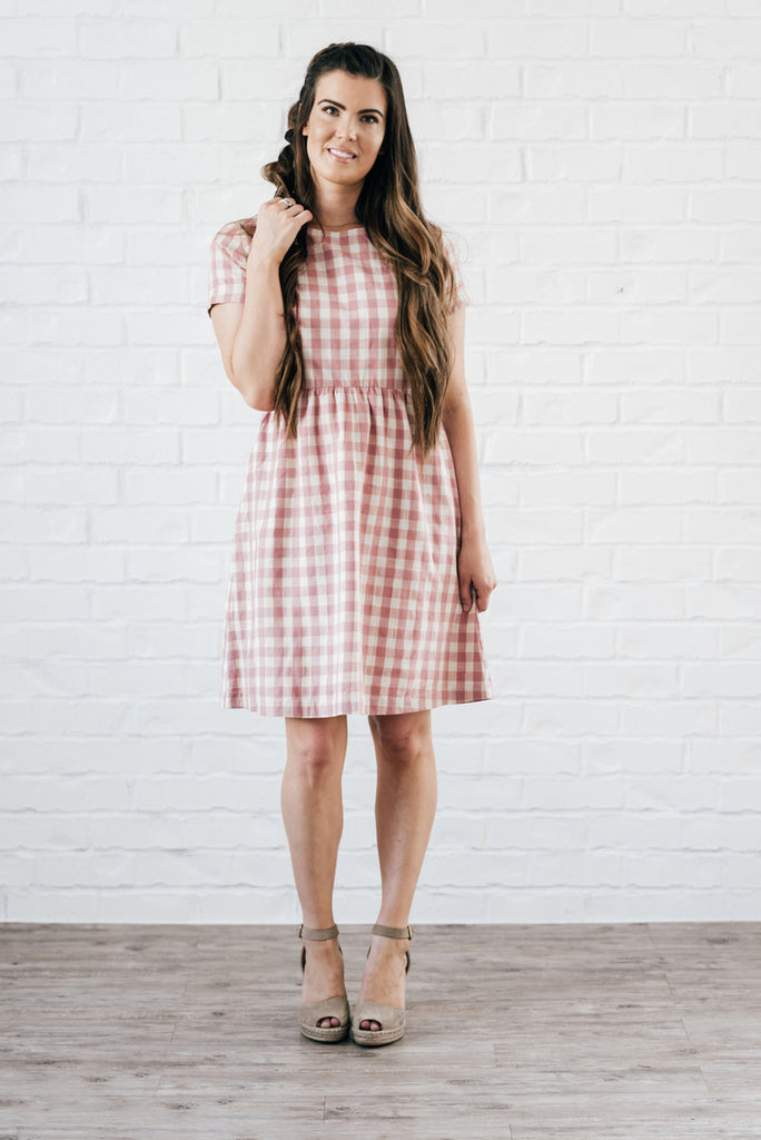 Kai Dress Pink & Cream | Shabby Apple – ShabbyApple